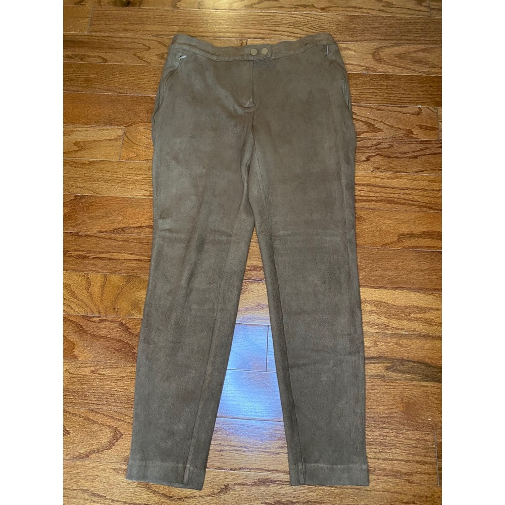 J Jill Soft Brown Ankle Leggings with Pockets Size XS